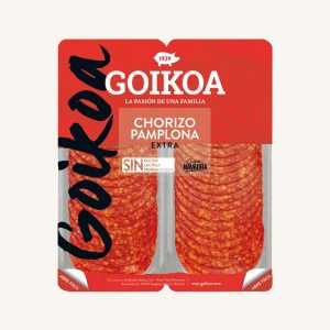 Goikoa Chorizo de Pamplona extra, from Navarre, pre-sliced 2 x 90 gr A