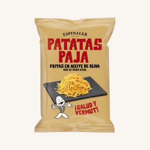 Espinaler Crispy straw potato chips (patatas paja), from Barcelona, bag 80 gr