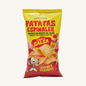 Espinaler Sauce-flavored potato chips fried in olive oil, from Barcelona, bag 125 gr